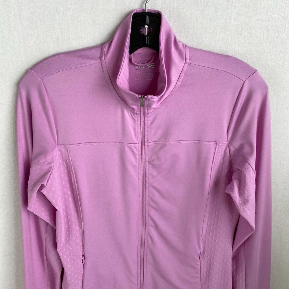 ADIDAS Purple Zip Jacket - Picture 2 of 8